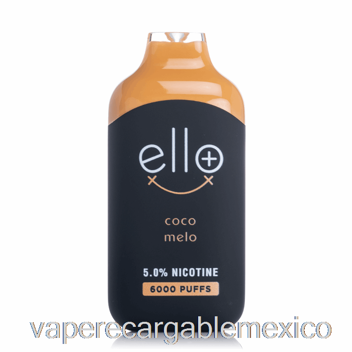 Vape Recargable Blvk Ello Plus 6000 Desechable Coco Melo
